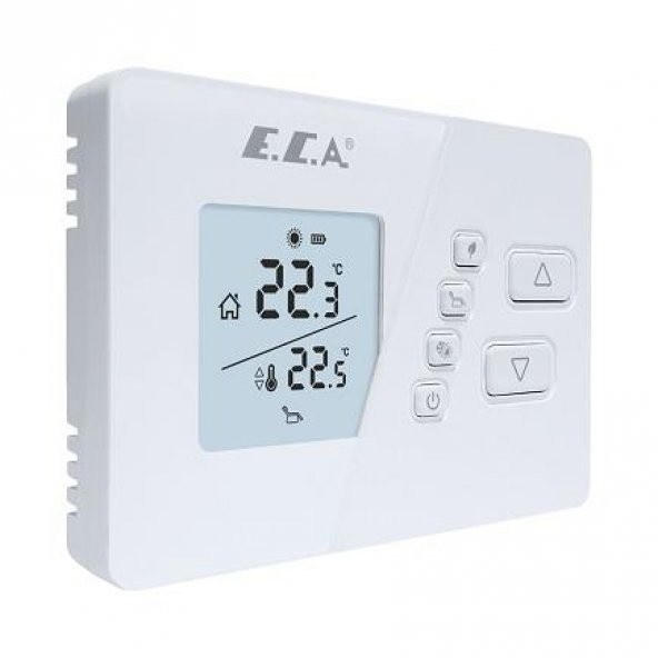 E.c.a Poly Comfort 200 W Kablosuz Dijital Oda Termostatı - 3