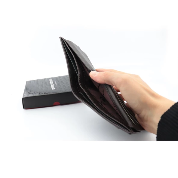 Pierre Cardin Flother Bozuk Para Bölmeli Logolu Erkek Cüzdan 12662 - Resim 12