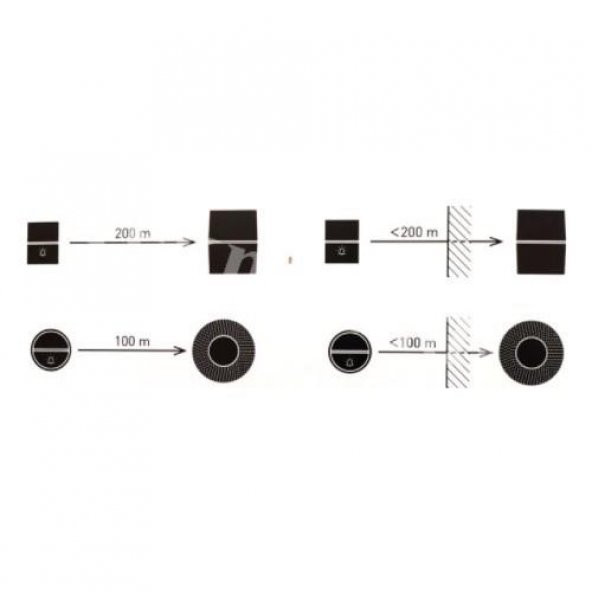 Serenity İkili RF Zil Beyaz - 2