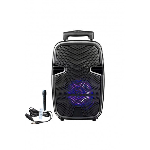 Kts -1126 Bluetooth Speaker Karaoke Mikrofonlu Kablosuz Taşınabillir Hoparlör Fm/usb