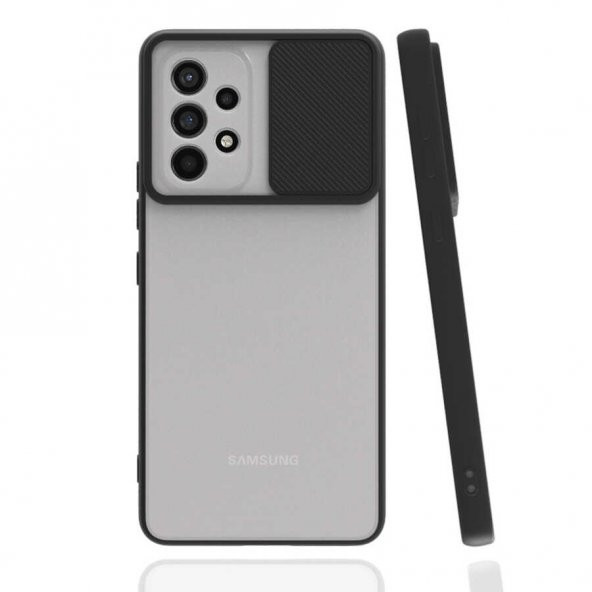 Samsung Galaxy A73 Kılıf Palm Buzlu Kamera Sürgülü Silikon Kılıf - 2