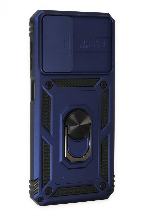 Samsung Galaxy A23 Kılıf Pars Lens Yüzüklü Standlı Silikon Kılıf - 6