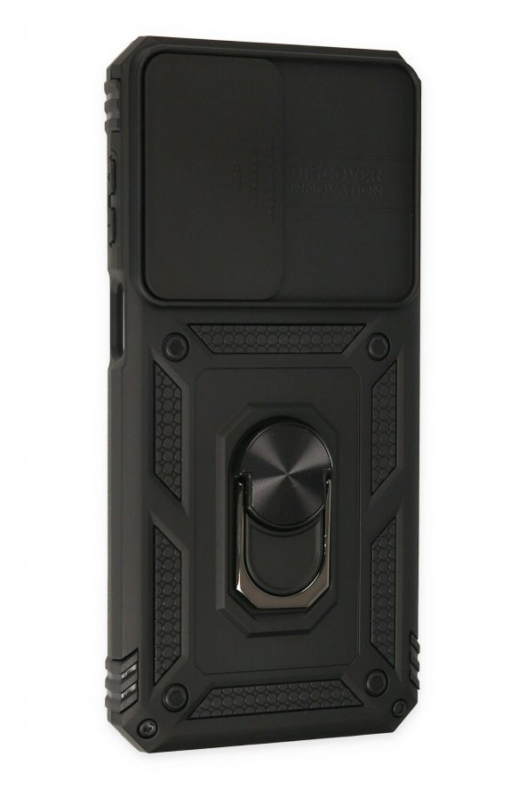 Samsung Galaxy M33 Kılıf Pars Lens Yüzüklü Standlı Silikon Kılıf - 2