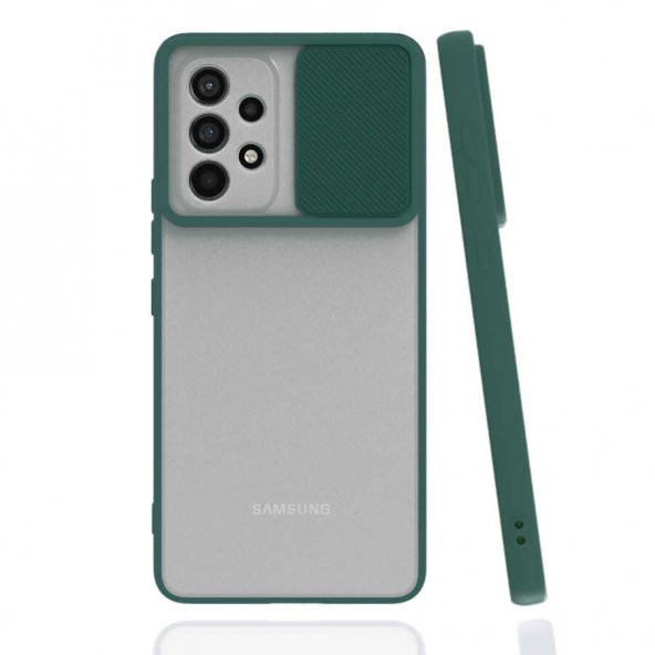 Samsung Galaxy A33 Kılıf Palm Buzlu Kamera Sürgülü Silikon Kılıf - 9