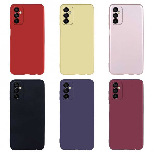 Samsung Galaxy M13 Kılıf Premium Renkli Silikon Kılıf PRM - 2