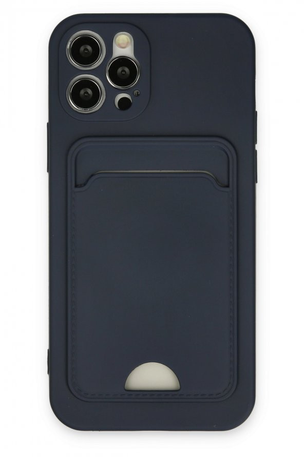 iPhone 12 Pro Kılıf Kelvin Kartvizitli Şık Silikon Kılıf - 5