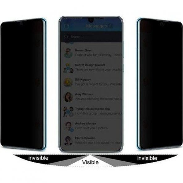 Realme C25s 5D Hayalet Cam Ekran Koruyucu - Resim 5