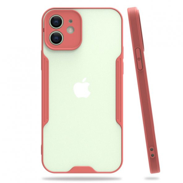 Apple iPhone 12 Mini Kılıf Platin Tam Koruma Şık Silikon Kapak - 5