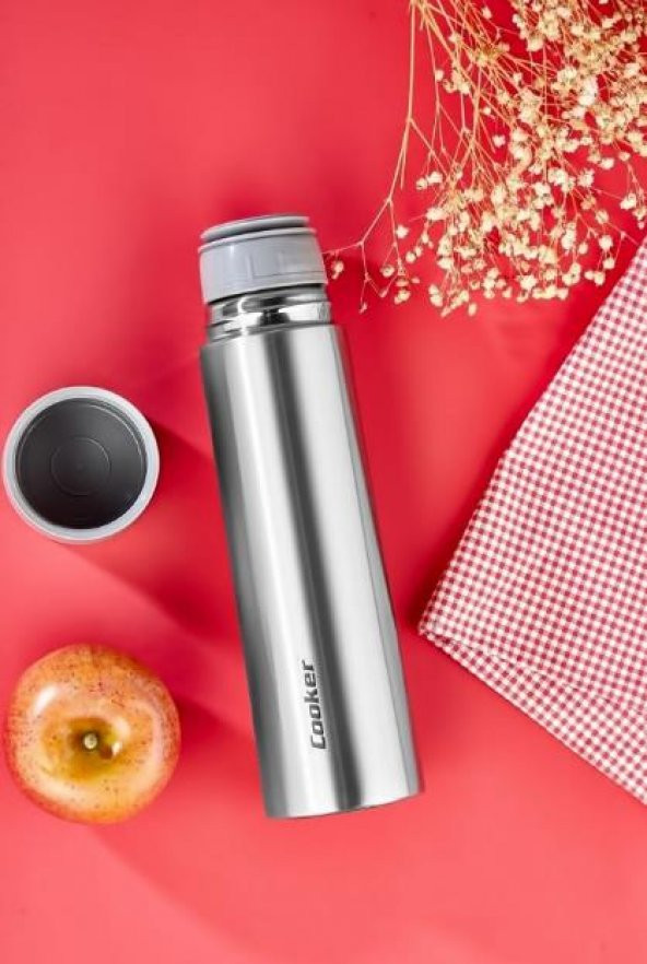 Cooker CKR2057 Paslanmaz Çelik 0,50 Lt Termos Gri - 3