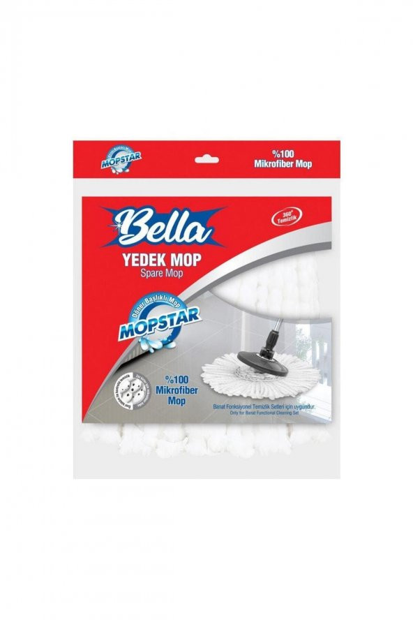 Banat Bella Mopstar Yedek Mop-döner Başlıklı