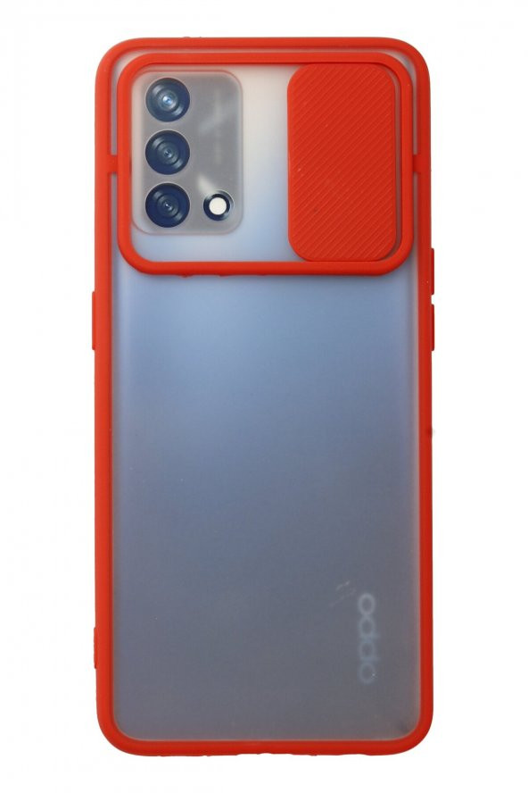 Oppo A55 4G Kılıf Palm Buzlu Kamera Korumalı Silikon Kılıf - 4