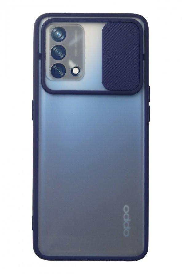 Oppo A55 4G Kılıf Palm Buzlu Kamera Korumalı Silikon Kılıf - 6