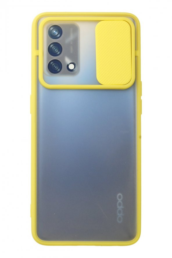 Oppo A55 4G Kılıf Palm Buzlu Kamera Korumalı Silikon Kılıf - 7