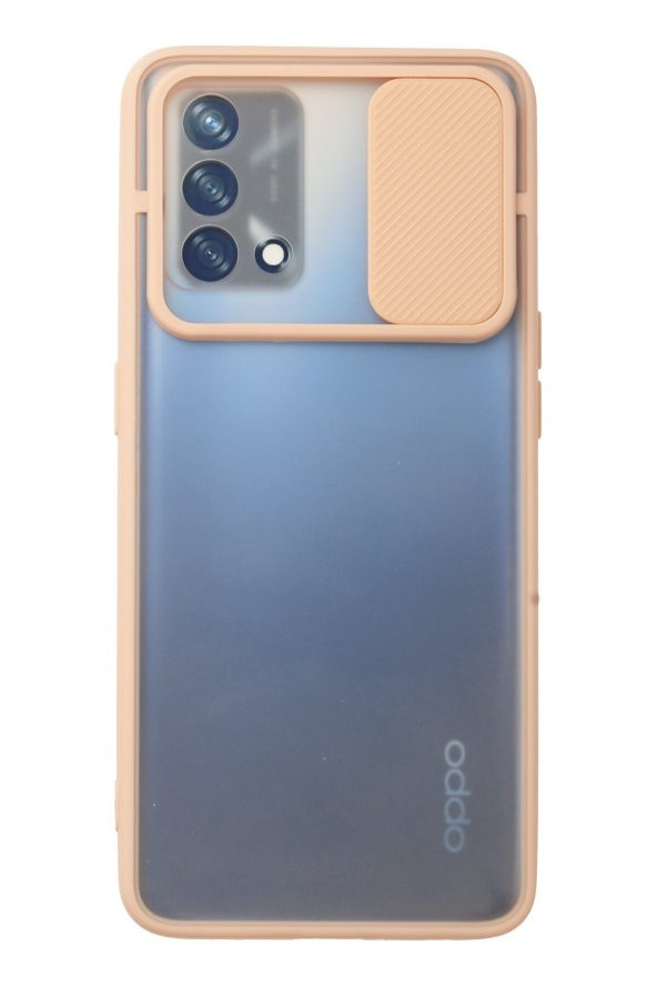 Oppo A55 4G Kılıf Palm Buzlu Kamera Korumalı Silikon Kılıf - 8