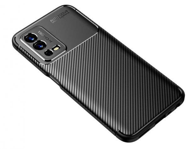 Oppo A55 4G Kılıf Focus Karbon Kamera Korumalı Silikon Kılıf - 7