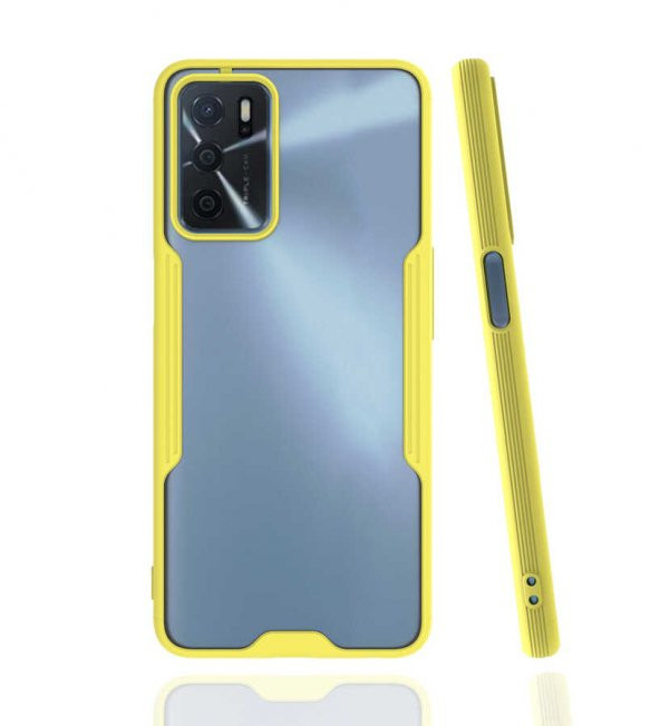 Oppo A55 5G Kılıf Platin Kamera Korumalı Silikon Kılıf - 6