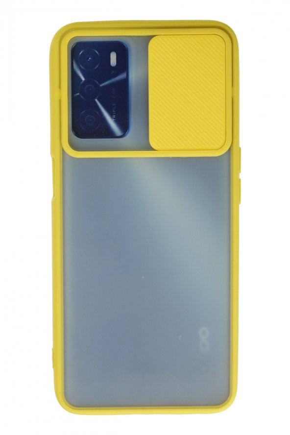 Oppo A16 Kılıf Palm Buzlu Kamera Korumalı Silikon Kılıf - 7