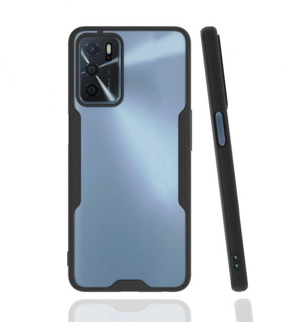 Oppo A16 Kılıf Platin Kamera Korumalı Silikon Kılıf