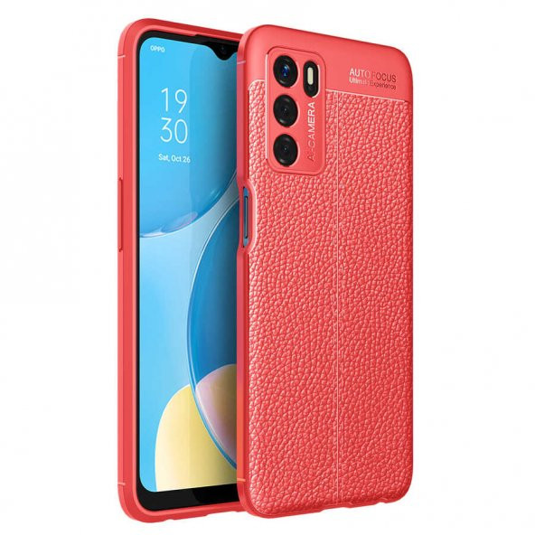 Oppo A16 Kılıf Focus Derili Kamera Korumalı Silikon Kılıf - 2