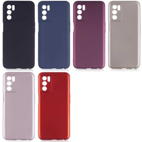 Oppo A16 Kılıf Premium Rubber Renkli Silikon Kılıf PRM - 2