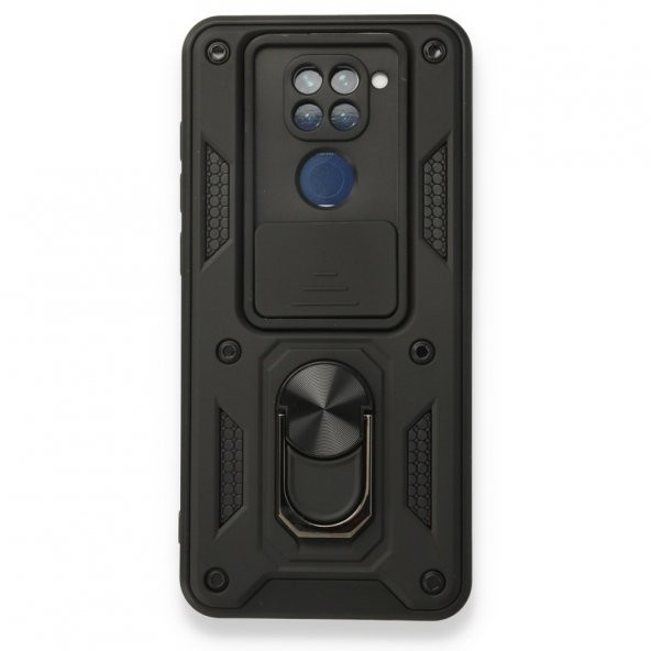 Xiaomi Redmi Note 9 Kılıf Pars Lens Yüzüklü Silikon Kılıf