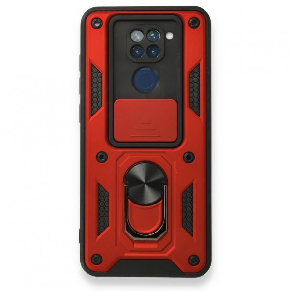 Xiaomi Redmi Note 9 Kılıf Pars Lens Yüzüklü Silikon Kılıf - 4