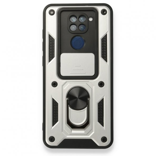 Xiaomi Redmi Note 9 Kılıf Pars Lens Yüzüklü Silikon Kılıf - 5