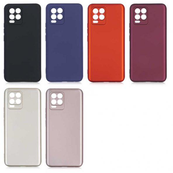 Realme 8 Kılıf Premium Rubber Renkli Silikon Kılıf - 2