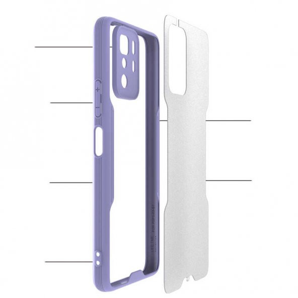 Poco X3 GT Kılıf Platin Kamera Korumalı Silikon Kılıf - Resim 10