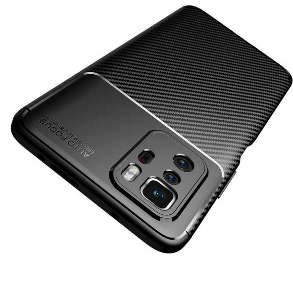 Poco X3 GT Kılıf Focus Karbon Kamera Korumalı Kılıf - 6
