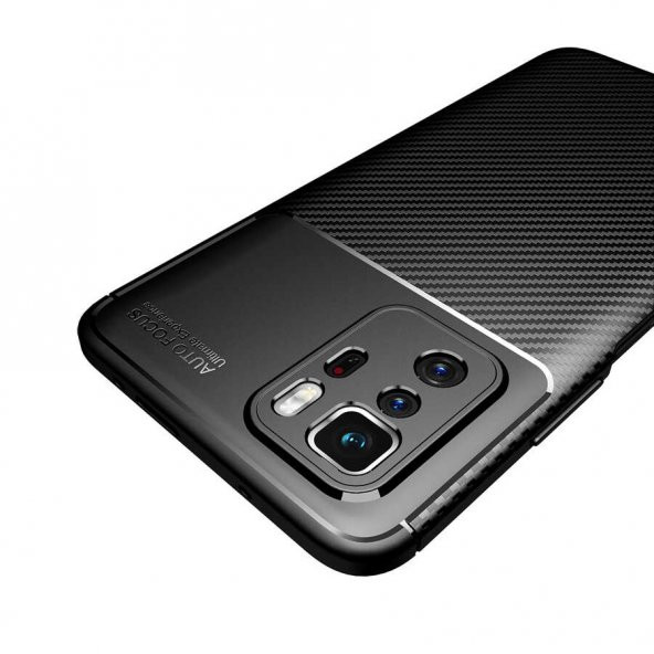 Poco X3 GT Kılıf Focus Karbon Kamera Korumalı Kılıf - 12