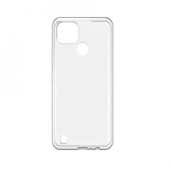 Realme C21 Kılıf Lüx Kamera Korumalı Şeffaf Silikon Kılıf - Resim 4