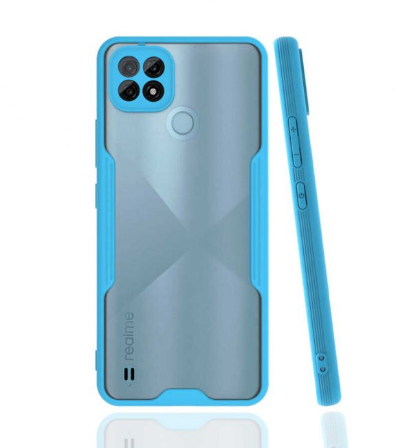 Realme C21 Kılıf Platin Kamera Korumalı Silikon Kılıf - 6