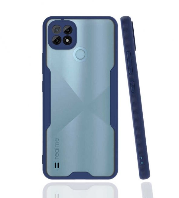 Realme C21 Kılıf Platin Kamera Korumalı Silikon Kılıf - 7
