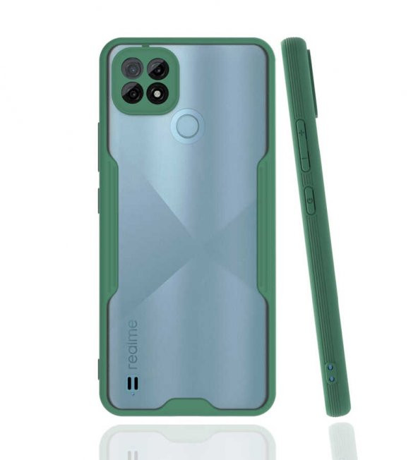 Realme C21 Kılıf Platin Kamera Korumalı Silikon Kılıf - 8