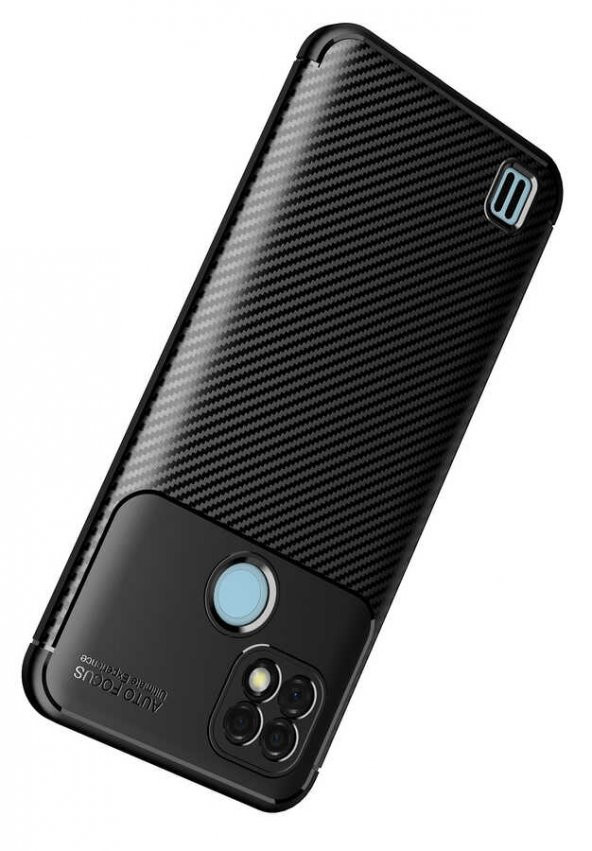 Realme C21 Kılıf Focus Karbon Kamera Korumalı Kılıf - 11
