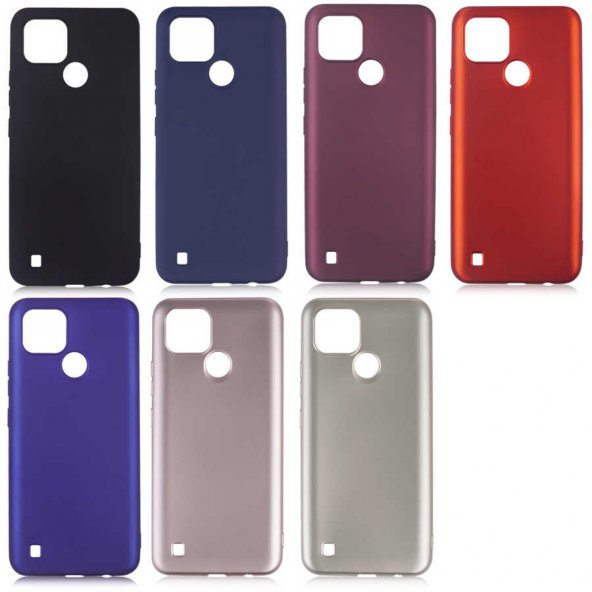 Realme C21 Kılıf Premium Rubber Renkli Silikon Kılıf - Resim 2