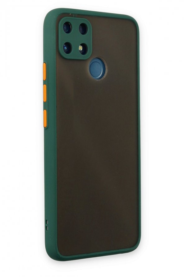 Realme C25 Kılıf Montreal Buzlu Kamera Korumalı Silikon Kılıf - 3