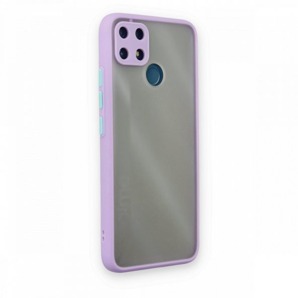 Realme C25 Kılıf Montreal Buzlu Kamera Korumalı Silikon Kılıf - 7