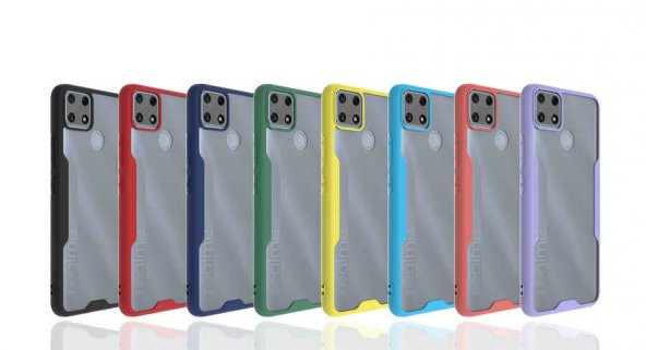 Realme C25 Kılıf Platin Kamera Korumalı Silikon Kılıf - Resim 2
