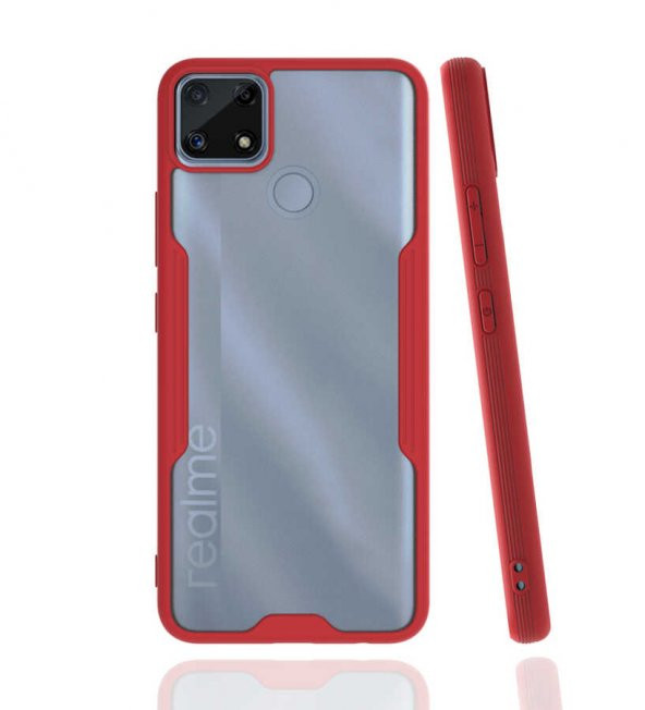 Realme C25 Kılıf Platin Kamera Korumalı Silikon Kılıf - Resim 3