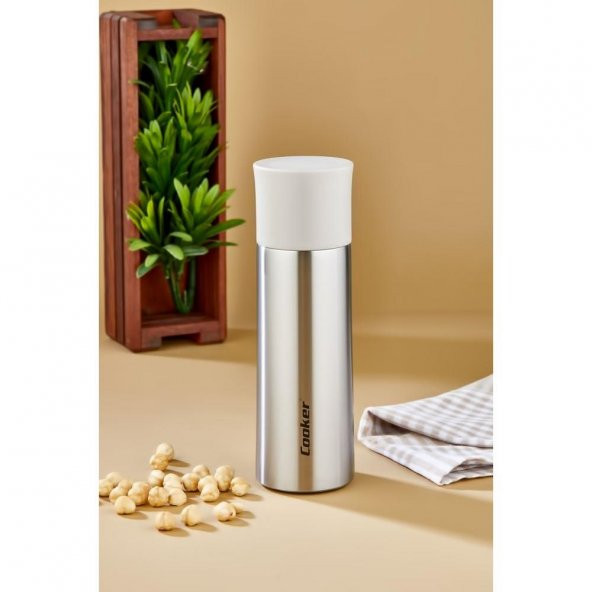 Cooker CKR2057 Paslanmaz Çelik 0,50 Lt Termos Bej - 2