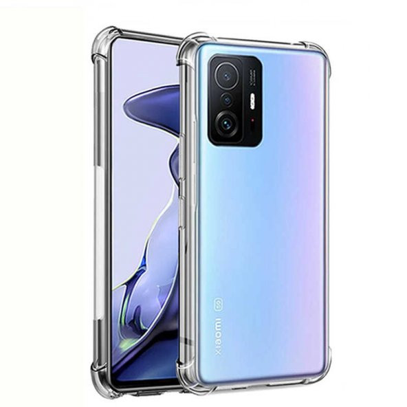 Xiaomi Mi 11T Pro Kılıf Olex TPU Antishock Şeffaf Silikon Kılıf - 2