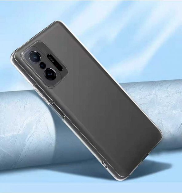 Xiaomi Mi 11T Pro Kılıf Lüx Kamera Korumalı Şeffaf Silikon Kılıf - 3