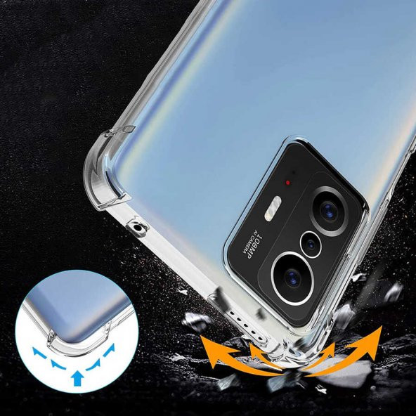 Xiaomi Mi 11T Pro Kılıf Olex TPU Antishock Şeffaf Silikon Kılıf - 6