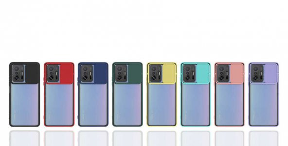 Xiaomi Mi 11T Pro Kılıf Palm Buzlu Kamera Korumalı Silikon Kılıf - 3