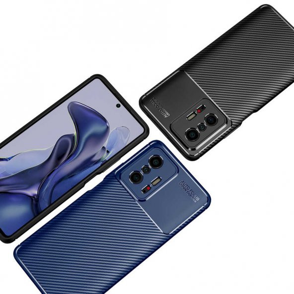 Xiaomi Mi 11T Pro Kılıf Focus Karbon Kamera Korumalı Kılıf - 9