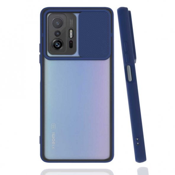 Xiaomi Mi 11T 5G Kılıf Palm Kamera Korumalı Silikon Kılıf - 6