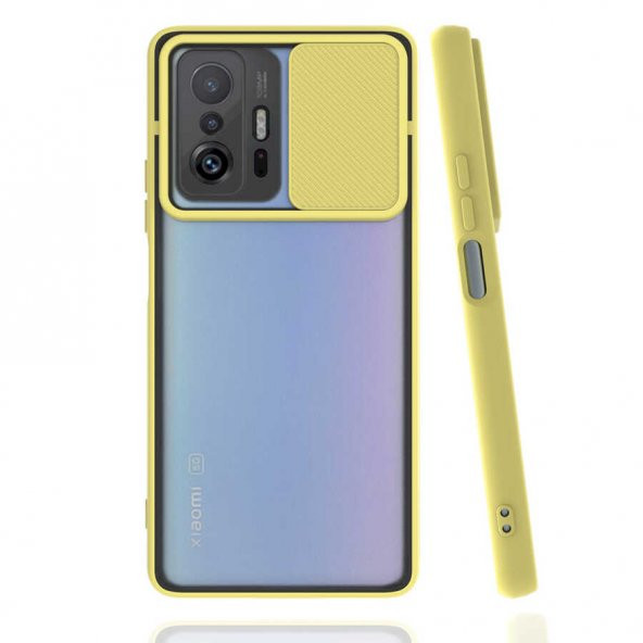 Xiaomi Mi 11T 5G Kılıf Palm Kamera Korumalı Silikon Kılıf - 9