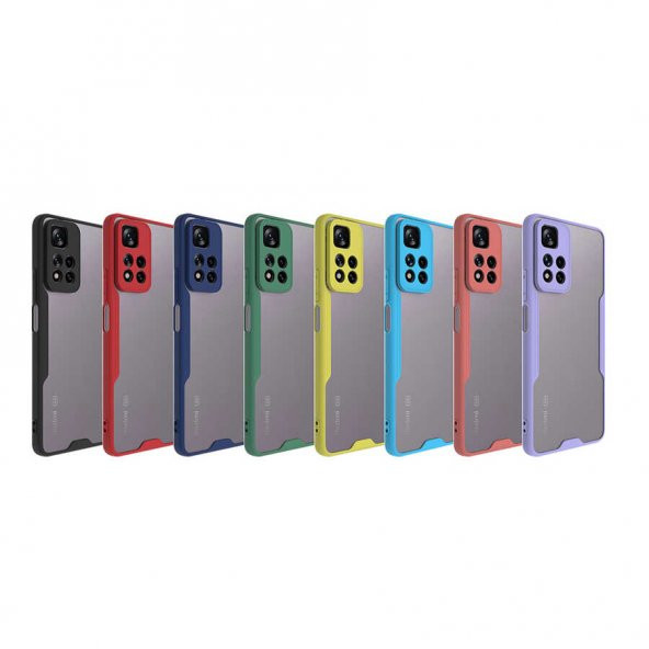 Xiaomi Redmi Note 11 Pro Kılıf Platin Kamera Koruma Silikon Kılıf - 10